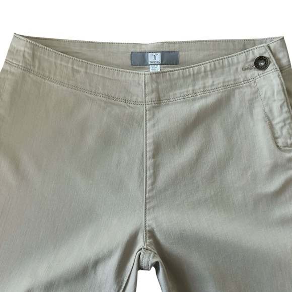Tristan Stretchy Tan Pants - Picture 3 of 3